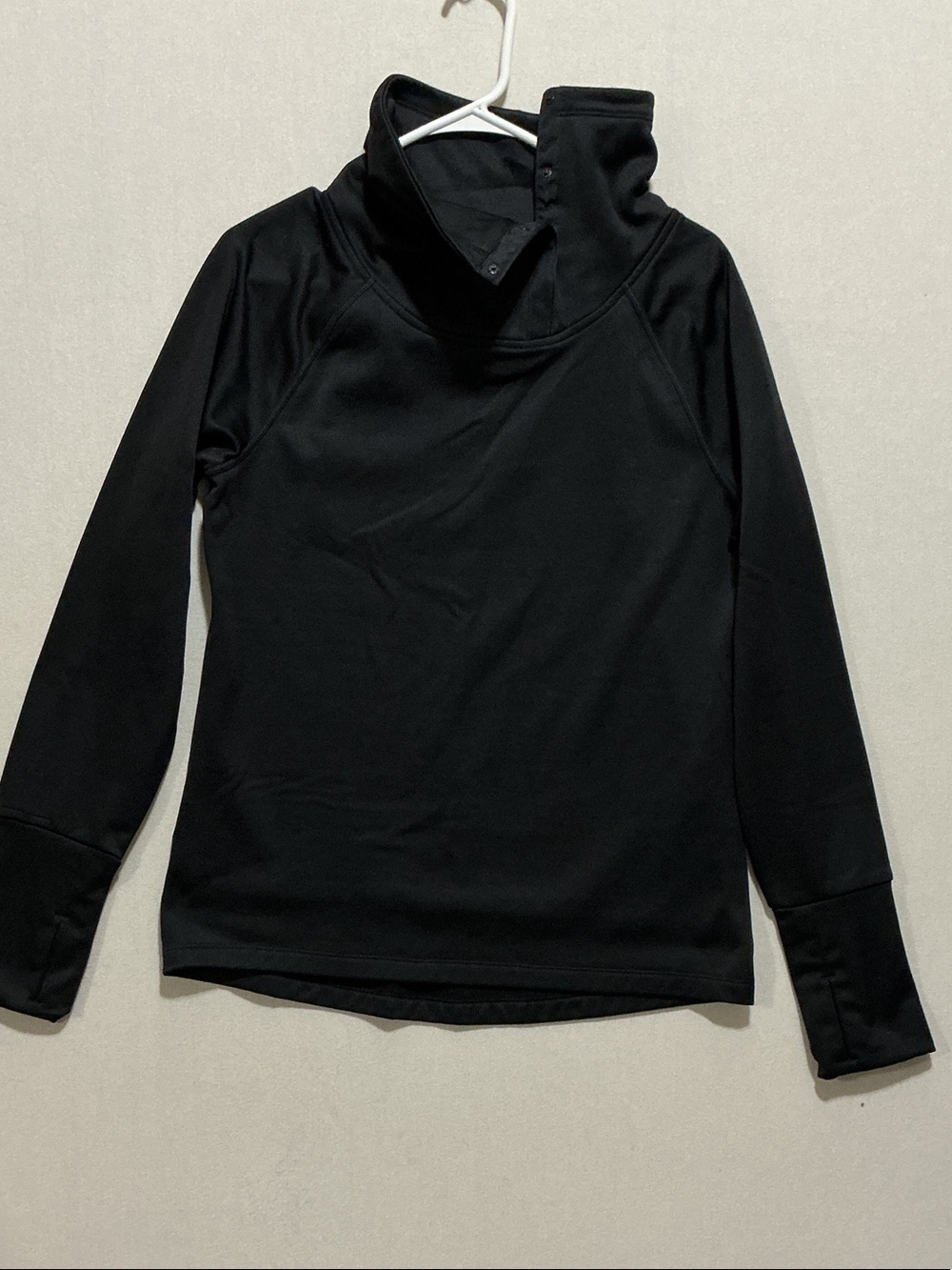 Champion Powertrain Black Snap Funnel Neck Pullover